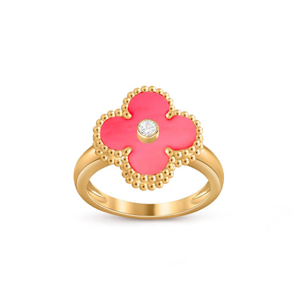 [LUXE]CLOVER DIAMOND RING GOLD COLLECTION