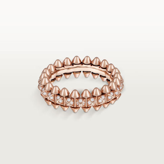 [Raffine]CLASH 6.4MM SMALL FULL DIAMOND RING