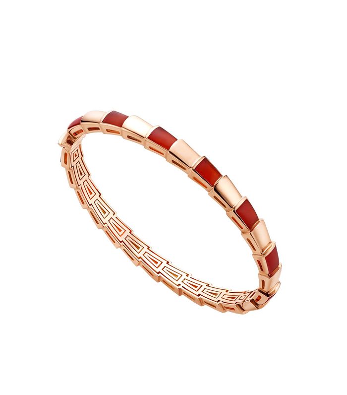 [Raffine]SERPENTI ARMBAND ROTGOLD RUBELLIT