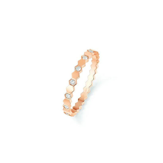 [RAFFINE]BEE LOVE RING PINK GOLD DIAMOND