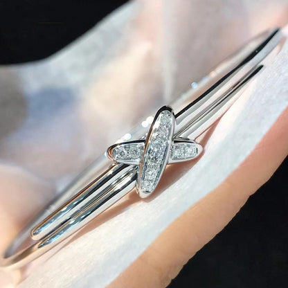 [RAFFINE]JEUX DE BRACELET SILVER DIAMONDS