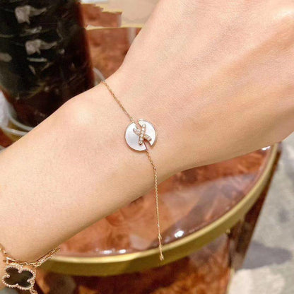 [RAFFINE]JEUX DE BRACELET MOP PINK GOLD DIAMONDS