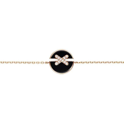 [RAFFINE]JEUX DE BRACELET ONYX PINK GOLD DIAMOND