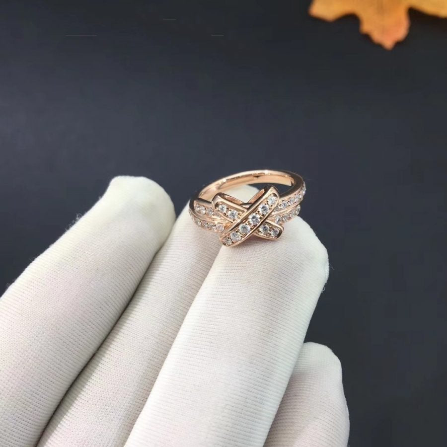 [RAFFINE]JEUX DE RING PINK GOLD DIAMOND