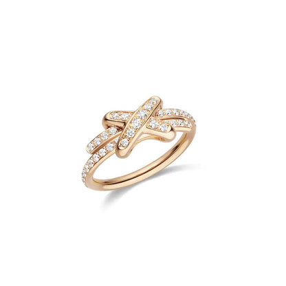 [RAFFINE]JEUX DE RING PINK GOLD DIAMOND