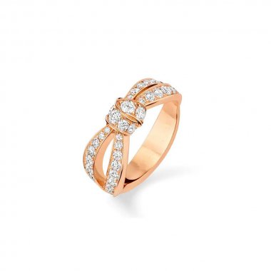 [RAFFINE]LIENS PINK GOLD DIAMOND RING