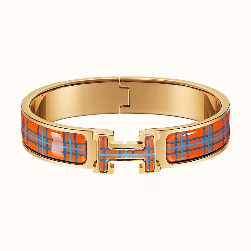 [Raffine]H TARTAN BRACELET 12MM