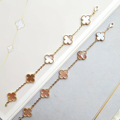 [Raffine]CLOVER 5 ROSA MOP ARMBAND