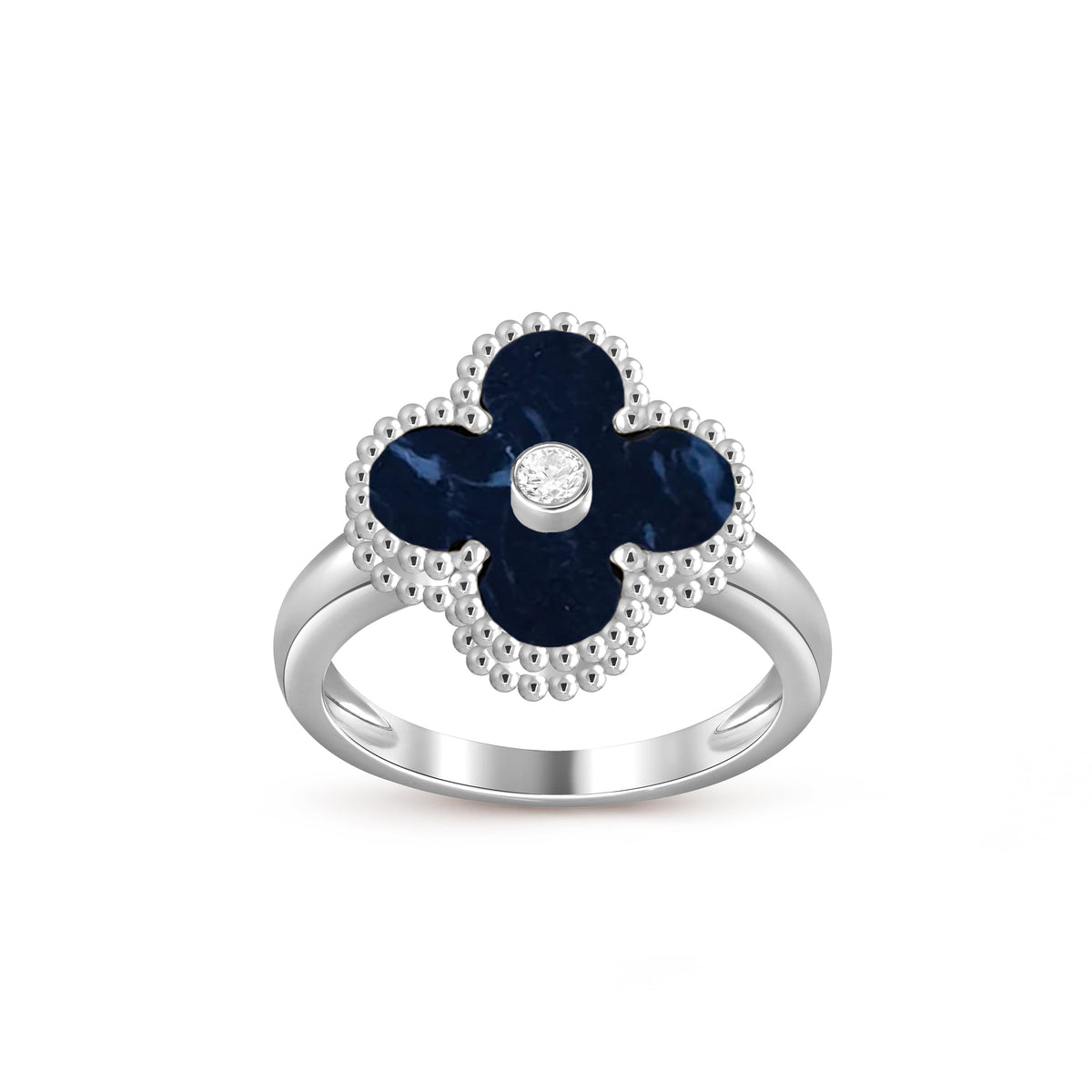 [LUXE]CLOVER SILVER DIOMND RING COLLECTION