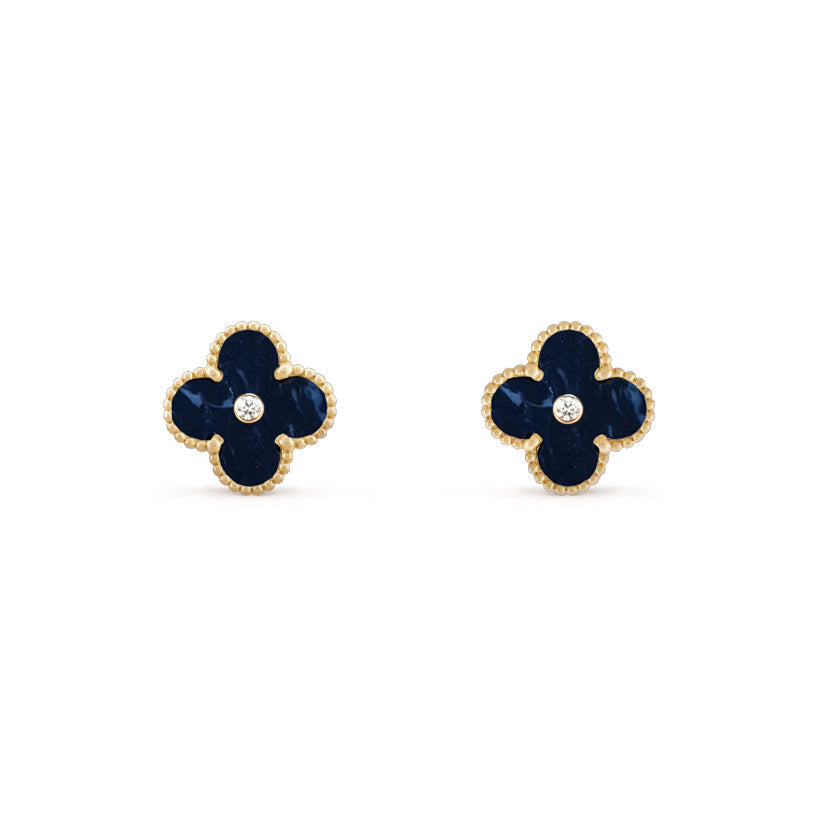 [LUXE]CLOVER  15MM DIAMOND EARRINGS COLLECTION