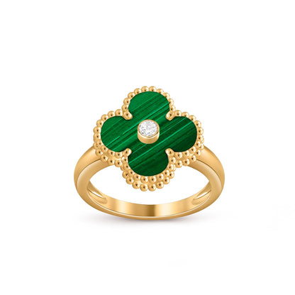 [LUXE]CLOVER DIAMOND RING GOLD COLLECTION
