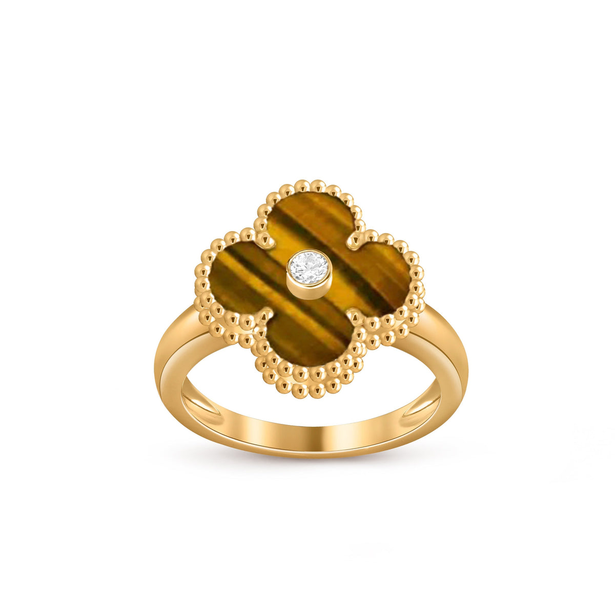 [LUXE]CLOVER DIAMOND RING GOLD COLLECTION