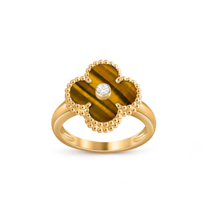 [LUXE]CLOVER DIAMOND RING GOLD COLLECTION