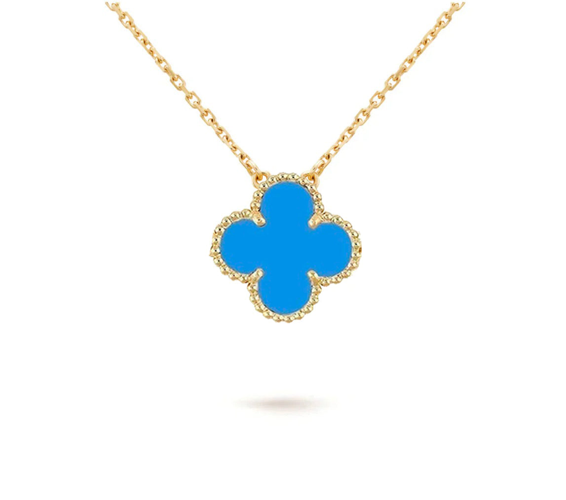 [LUXE]CLOVER 15MM SINGLE FLOWER NECKLACE COLLECTION
