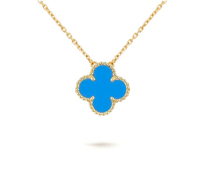 [LUXE]CLOVER 15MM SINGLE FLOWER NECKLACE COLLECTION
