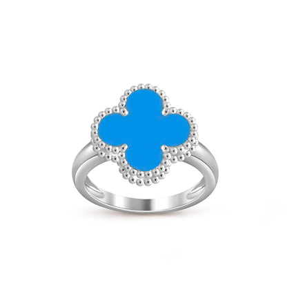 [LUXE]CLOVER SILVER RING COLLECTION