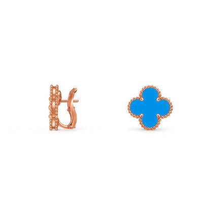 [LUXE]CLOVER 15MM MOP EARRINGS COLLECTION