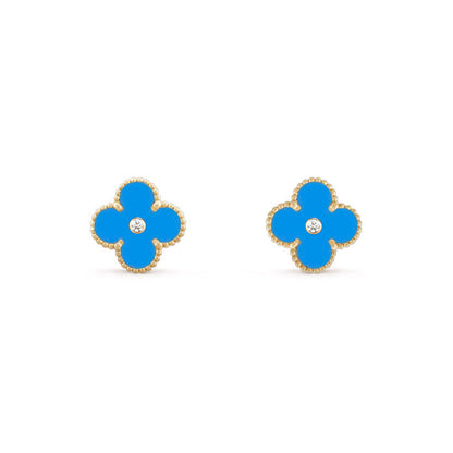 [LUXE]CLOVER  15MM DIAMOND EARRINGS COLLECTION