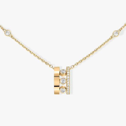[RAFFINE]CHAIN MOVE ROMANE PEDAND NECKLACE