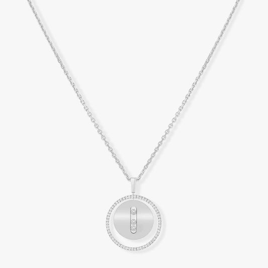 [RAFFINE]LUCKY MOVE MM SILVER DIAMOND NECKLACE