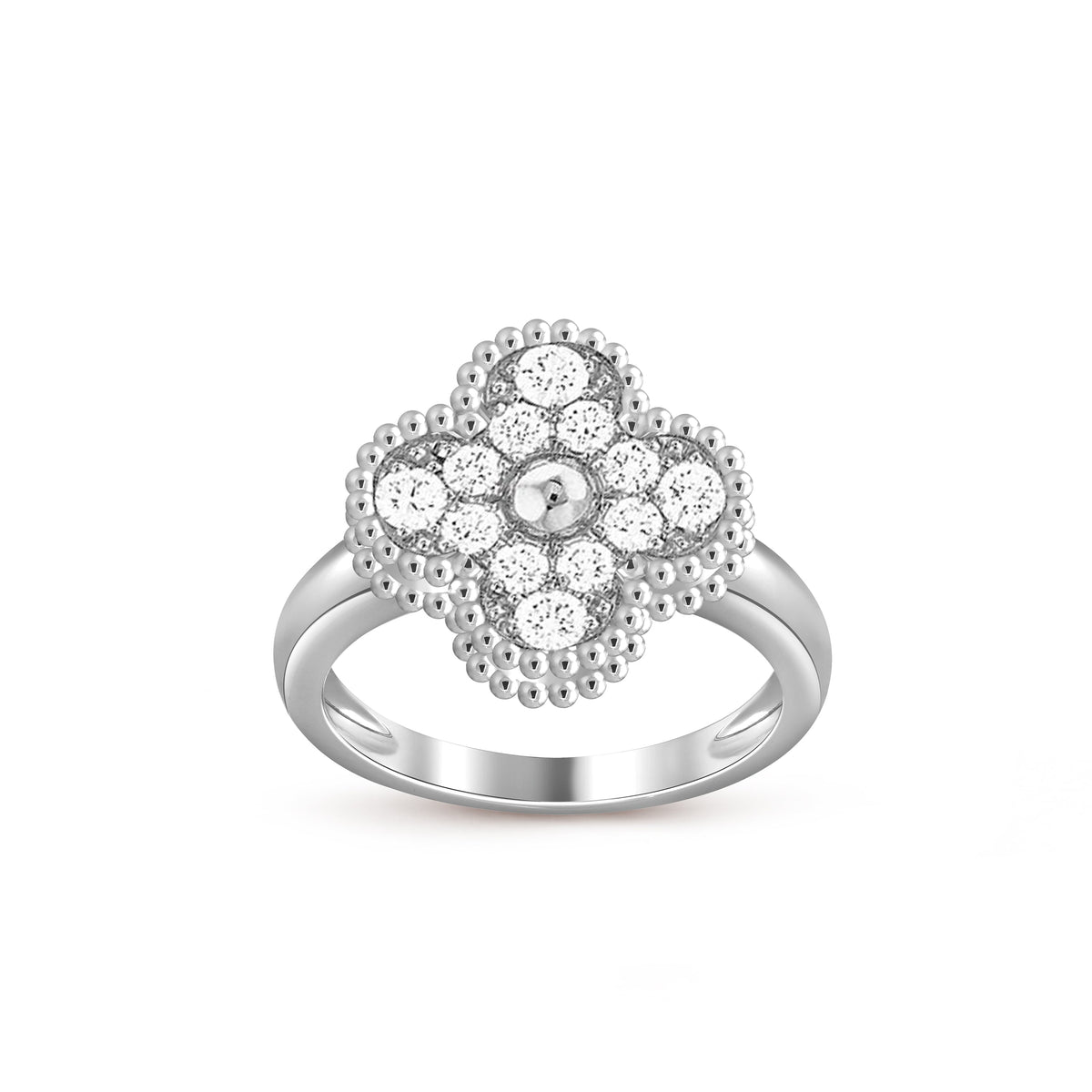 [LUXE]CLOVER SILVER RING COLLECTION