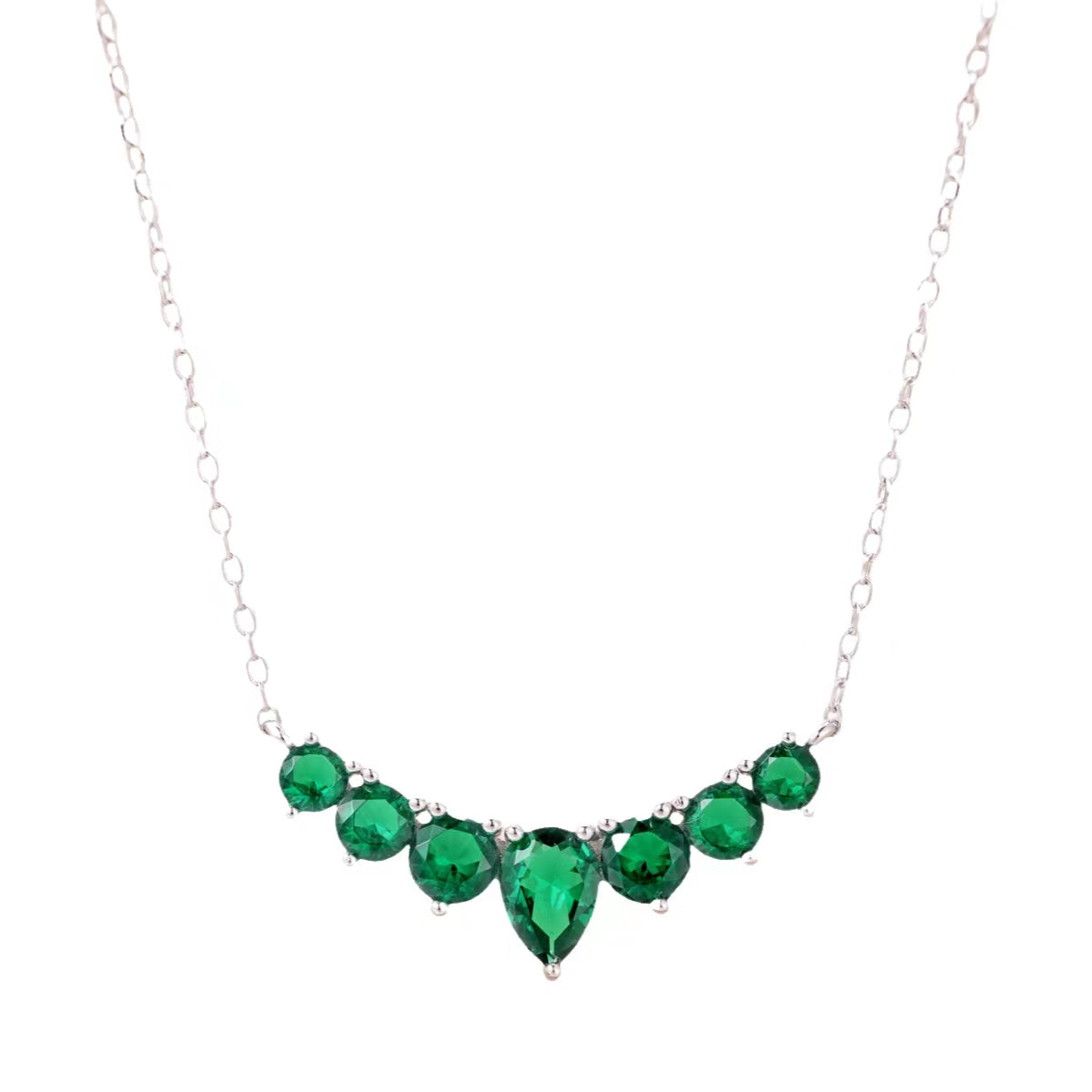 [RAFFINE]Dainty Colorful Heart Necklace