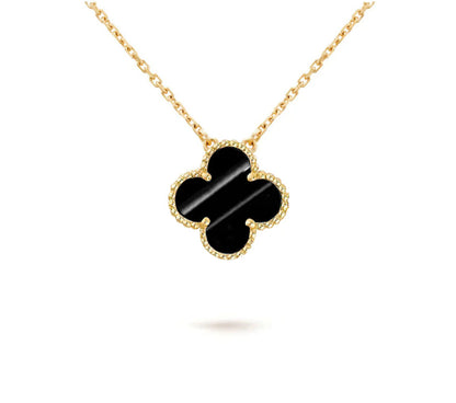 [LUXE]CLOVER 15MM SINGLE FLOWER NECKLACE COLLECTION