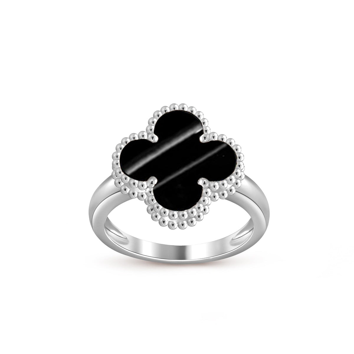 [LUXE]CLOVER SILVER RING COLLECTION