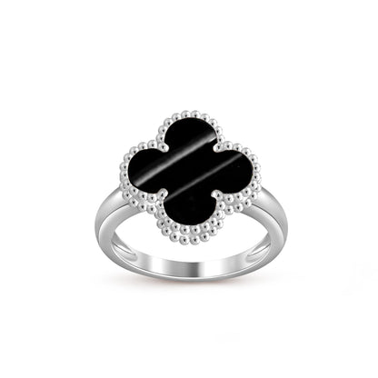 [LUXE]CLOVER SILVER RING COLLECTION
