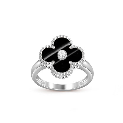 [LUXE]CLOVER SILVER DIOMND RING COLLECTION