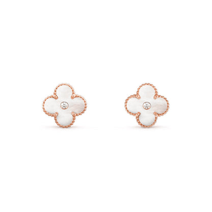 [LUXE]CLOVER  15MM DIAMOND EARRINGS COLLECTION