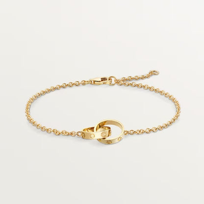 [Raffine]LOVE BRACELET DOUBLE RING
