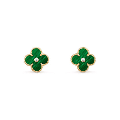 [LUXE]CLOVER  15MM DIAMOND EARRINGS COLLECTION