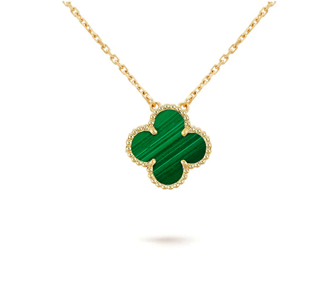 [LUXE]CLOVER 15MM SINGLE FLOWER NECKLACE COLLECTION