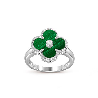[LUXE]CLOVER SILVER DIOMND RING COLLECTION