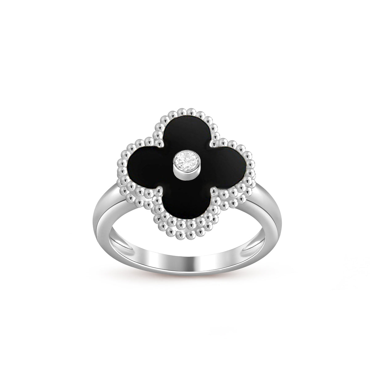 [LUXE]CLOVER SILVER DIOMND RING COLLECTION