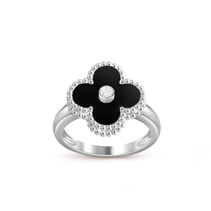 [LUXE]CLOVER SILVER DIOMND RING COLLECTION