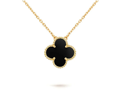 [LUXE]CLOVER 15MM SINGLE FLOWER NECKLACE COLLECTION