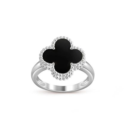 [LUXE]CLOVER SILVER RING COLLECTION