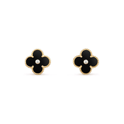 [LUXE]CLOVER  15MM DIAMOND EARRINGS COLLECTION