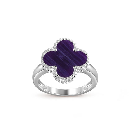 [LUXE]CLOVER SILVER RING COLLECTION