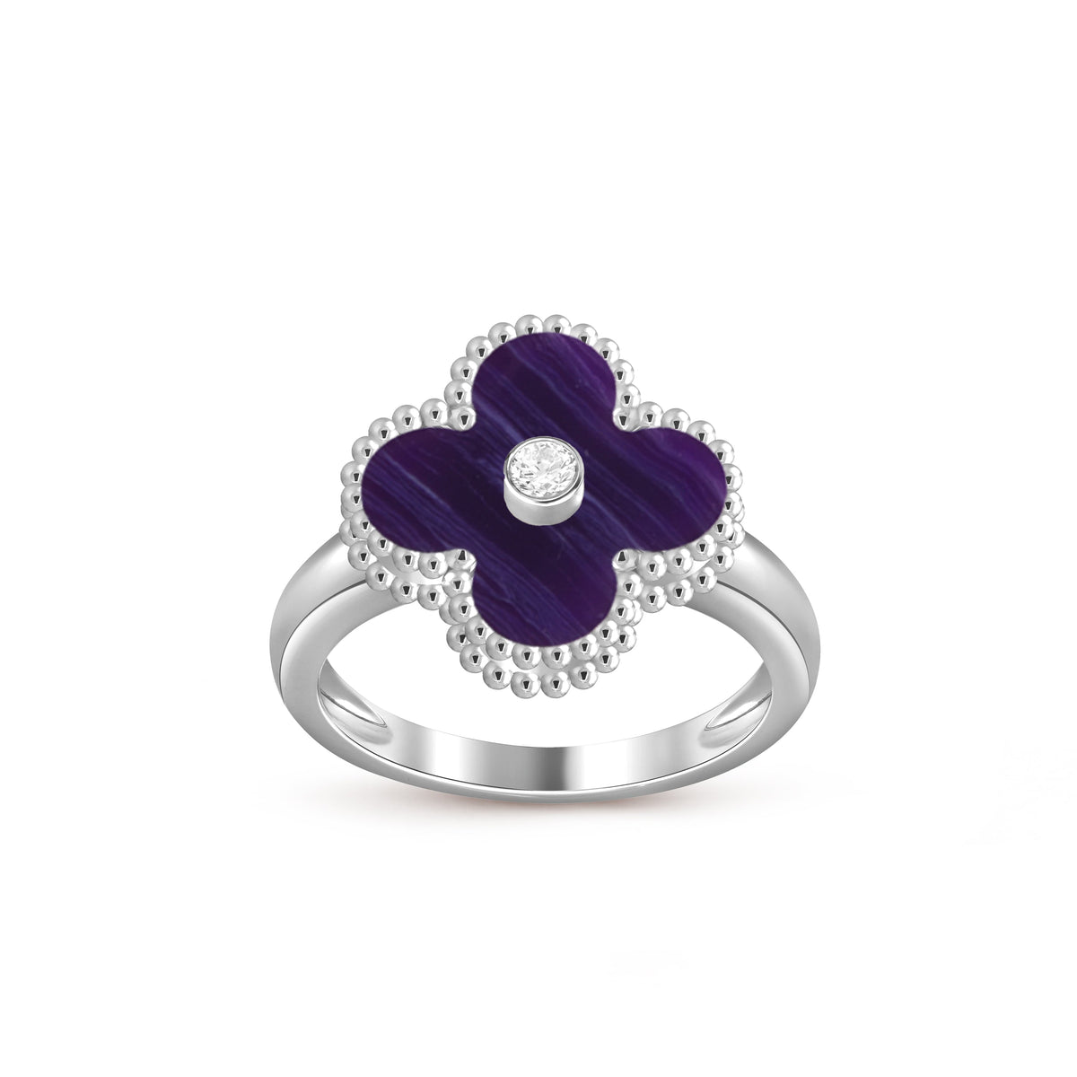 [LUXE]CLOVER SILVER DIOMND RING COLLECTION