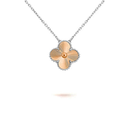 [LUXE]CLOVER 15MM NECKLACE SILVER COLLECTION