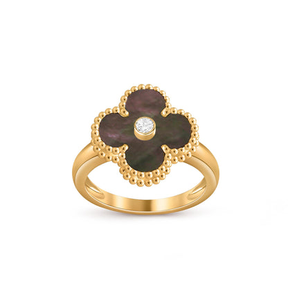 [LUXE]CLOVER DIAMOND RING GOLD COLLECTION