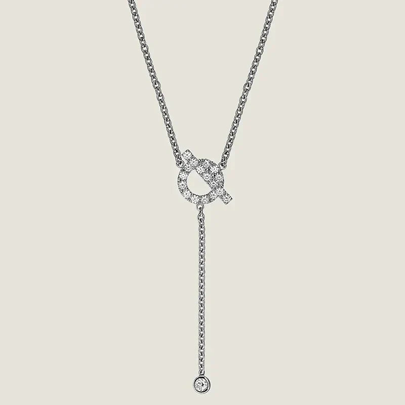 [RAFFINE]FINESSE SILVER DIAMOND NECKLACE