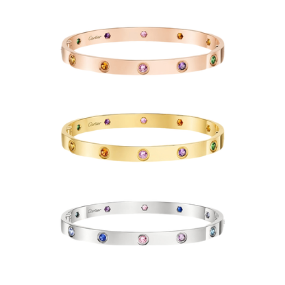 [RAFFINE]2026 RAINBOW LOVE BRACELET 6.1MM  10 DIAMONDS