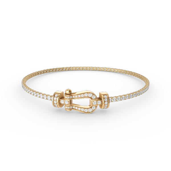 [RAFFINE]FORCE  HORSESHOE  DIAMOND TENNIS BRACELET