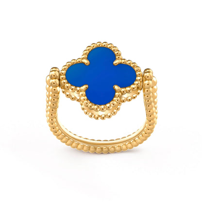 [LUXE]CLOVER RIVERSIBLE RING GOLD COLLECTION