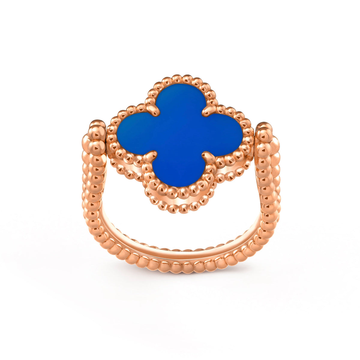 [LUXE]CLOVER RIVERSIBLE RING ROSE GOLD COLLECTION