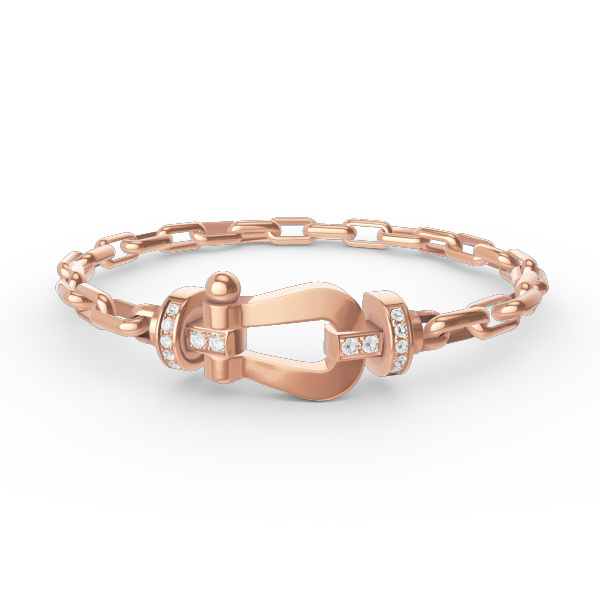 [RAFFINE]FORCE LARGE HORSESHOE CLASP  METAL BRACELET